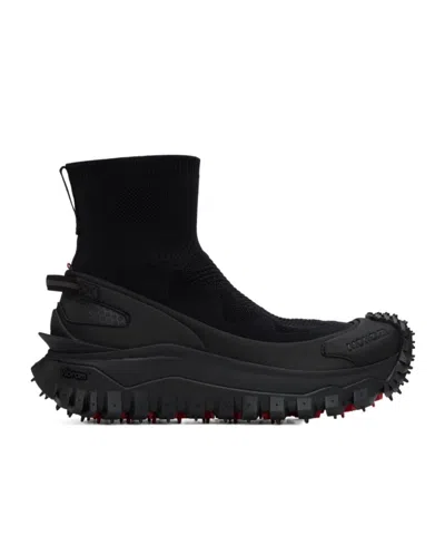 Moncler Monte Runner High-top Sneakers In Black