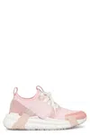 Moncler Lunarove Panelled Sneakers In Pink