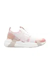 Moncler Lunarove Panelled Sneakers In White