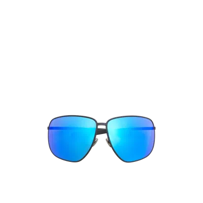 Moncler Lunettes De Soleil Aviateur Atlas In Bleu