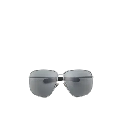 Moncler Lunettes De Soleil Aviateur Atlas In Gris