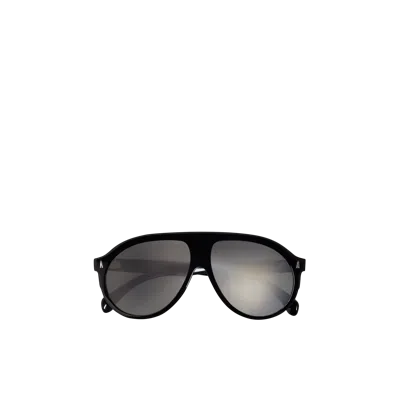 Moncler Lunettes De Soleil Aviateur Fhaite In Black