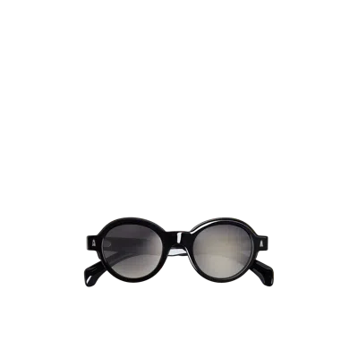 Moncler Lunettes De Soleil Rondes Rondosa In Black