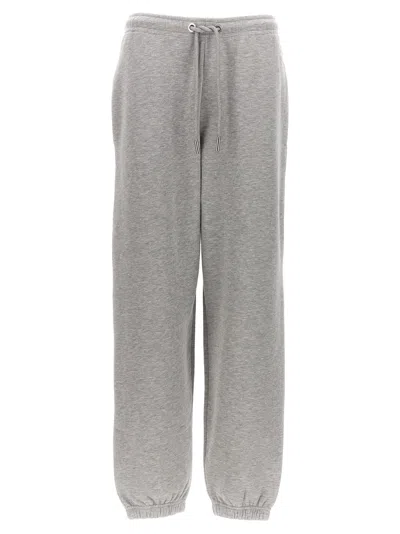 Moncler Lurex Joggers In Grey