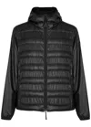 Moncler Luseney Hooded Shell Jacket In Black