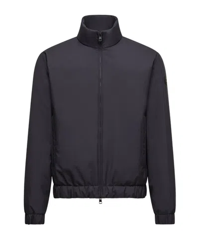 Moncler Luserna Short Down Jacket In Blue