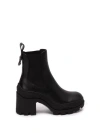 MONCLER LUXURIOUS ANKLE BOOTS FOR THE FASHION-FORWARD WOMAN