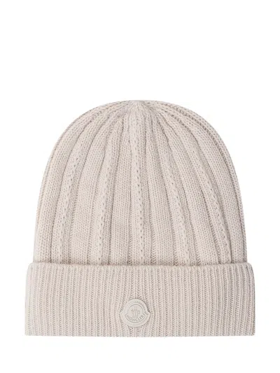 Moncler Luxury Winter Hat In Panna
