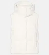 Moncler Quilted Plush Vest In White