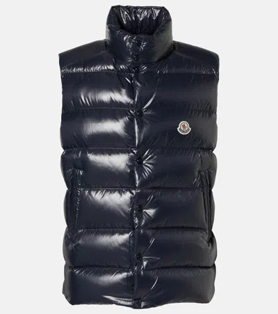 Moncler Liane Nylon Down Vest In Black