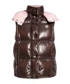 Moncler Down-filled Luzule Gilet In Multicolor