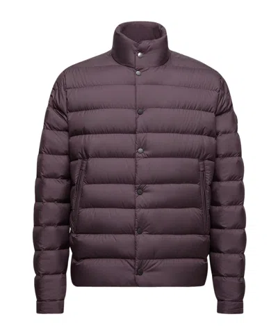 Moncler Lyco Short Down Jacket In Purple