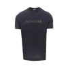 Moncler Logo Crewneck T-shirt In Blue