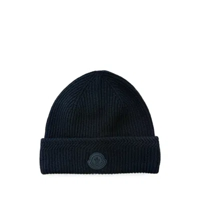 Moncler M4281 Ribbed Cashmere-wool Knit Beanie In Gold