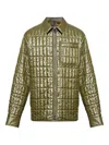 Moncler Madiere Rectangle Tech Casual Jacket In Green