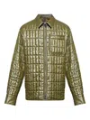 Moncler Madiere Rectangle Tech Casual Jacket In Green
