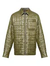 Moncler Madiere Rectangle Tech Casual Jacket In Green
