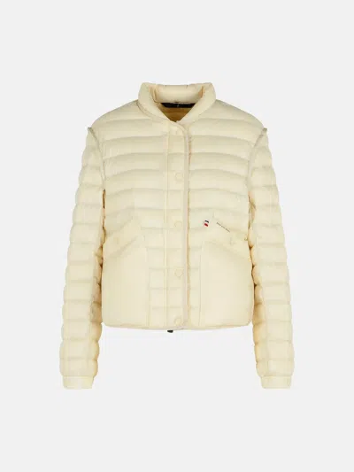 Moncler 'madulain' Ivory Polyester Down Jacket