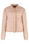 Moncler Grenoble Madulain Short Down Jacket In Pink