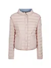 Moncler Madulains Packable Down Jacket In Pink