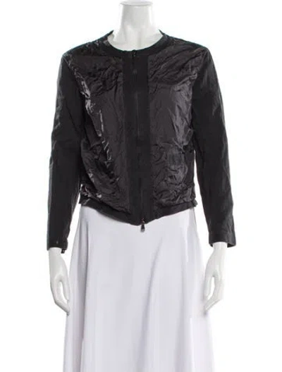 Pre-owned Moncler Maglia Tricot A La Coreana Evening Jacket In Black