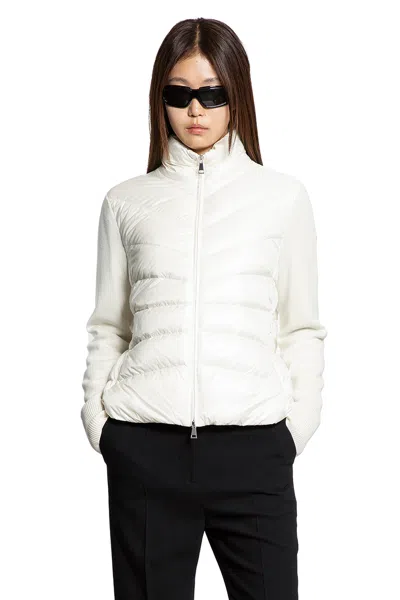 Moncler Maglieria Bianca Donna In White