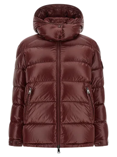 Moncler Maire Down Jacket In Burgundy