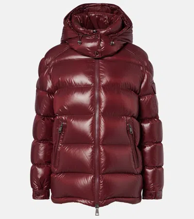 Moncler Maire Down Jacket In Burgundy