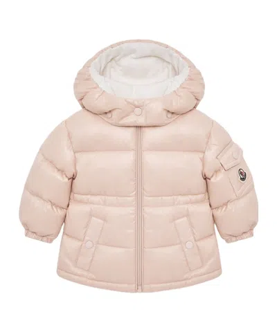 Moncler Kids' Maire Hooded Down Jacket In Pink