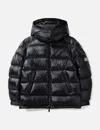 Moncler Maire Hooded Short Down Jacket In Black