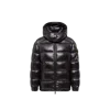 Moncler Maire Hooded Short Down Jacket Black