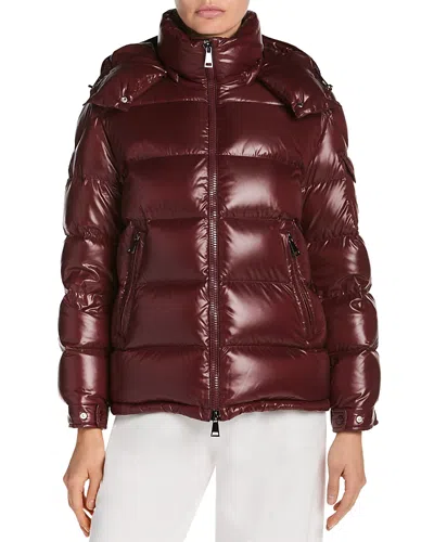 Moncler Maire Jacket In Burgundy