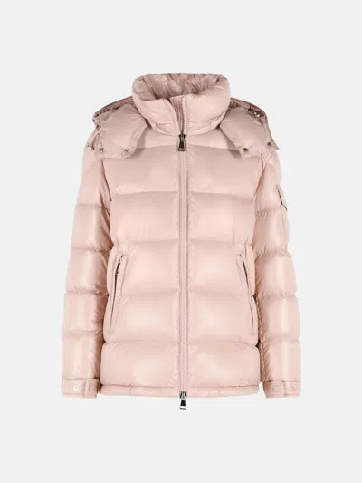 Moncler 'maire' Pink Polyamide Down Jacket