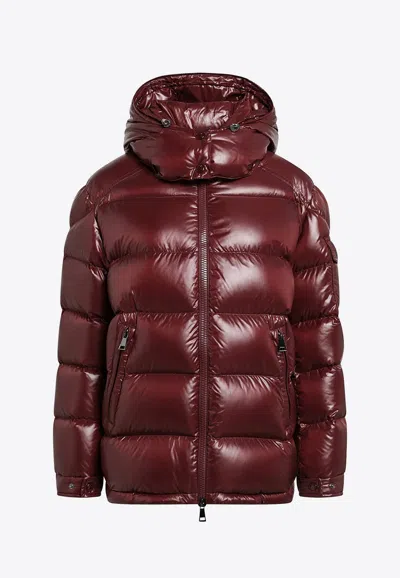 Moncler Maire Quilted Down Jacket In Red