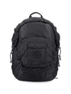 Moncler Makaio Drawstring Waterproof Backpack In Black  