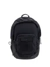 Moncler Makaio Drawstring Waterproof Backpack In Black