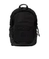 Moncler Makaio Drawstring Waterproof Backpack In Black