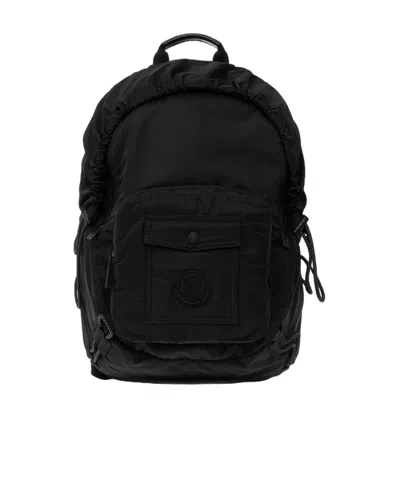 Moncler Makaio Drawstring Backpack In Black
