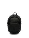 Moncler Makaio Drawstring Waterproof Backpack In Black
