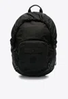 Moncler Makaio Drawstring Waterproof Backpack In Black
