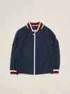 Moncler Maki Bomber Jacket In Blue