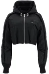 Moncler Oversized Cropped Jacket With Detachable Hood