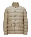 Moncler Malinvern Down Jacket Beige In Nude