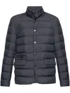 Moncler Men's Malinvern Down Blazer Jacket In Blue