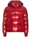 Moncler Maya 70 Quilted Shell Hooded Down Jacket In Berry