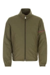 MONCLER MONCLER MAN ARMY GREEN POLYESTER RUINETTE JACKET