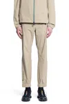 Moncler Man Beige Trousers In Beige
