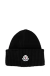 MONCLER MAN BLACK HATS