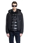 Moncler Bergun Reversible Down Jacket In Black