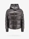 Moncler Maljasset Slim-fit Quilted Lacquered-nylon Hooded Down Jacket In Gray